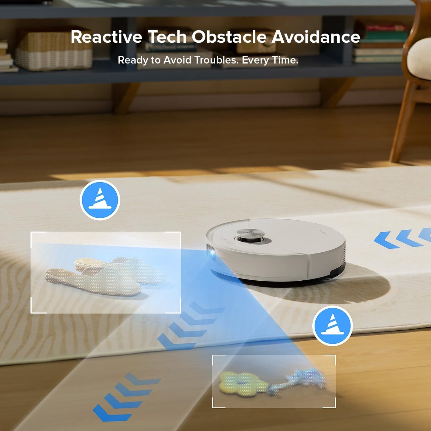 roborock Q10 S5+ Robot Vacuum and Mop, 10,000Pa Suction, Upgraded from Q8 max+, 70 Days