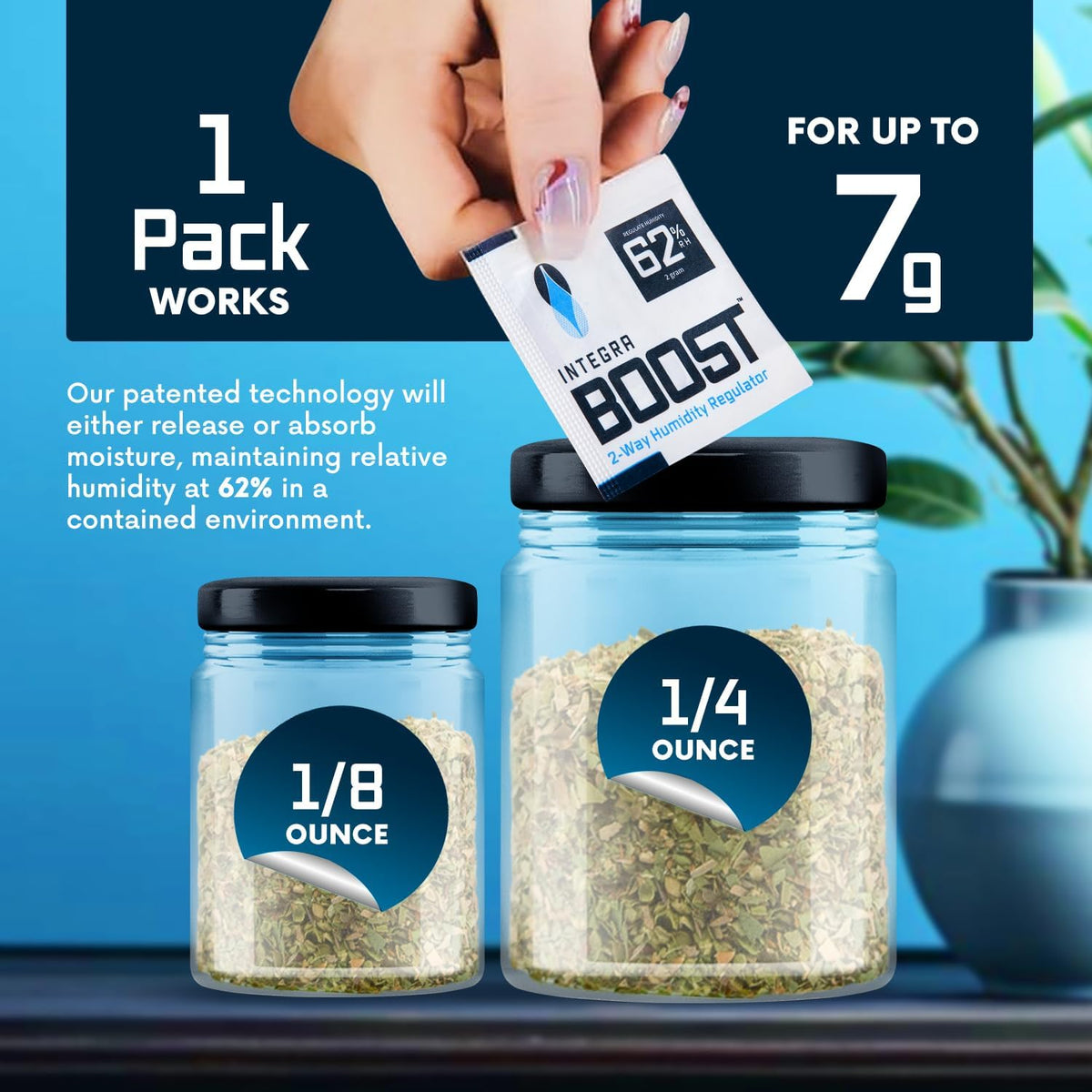 Integra Boost 2-Way Humidity Control Pack ??Patented Technology for Humidity Control ??Preserve