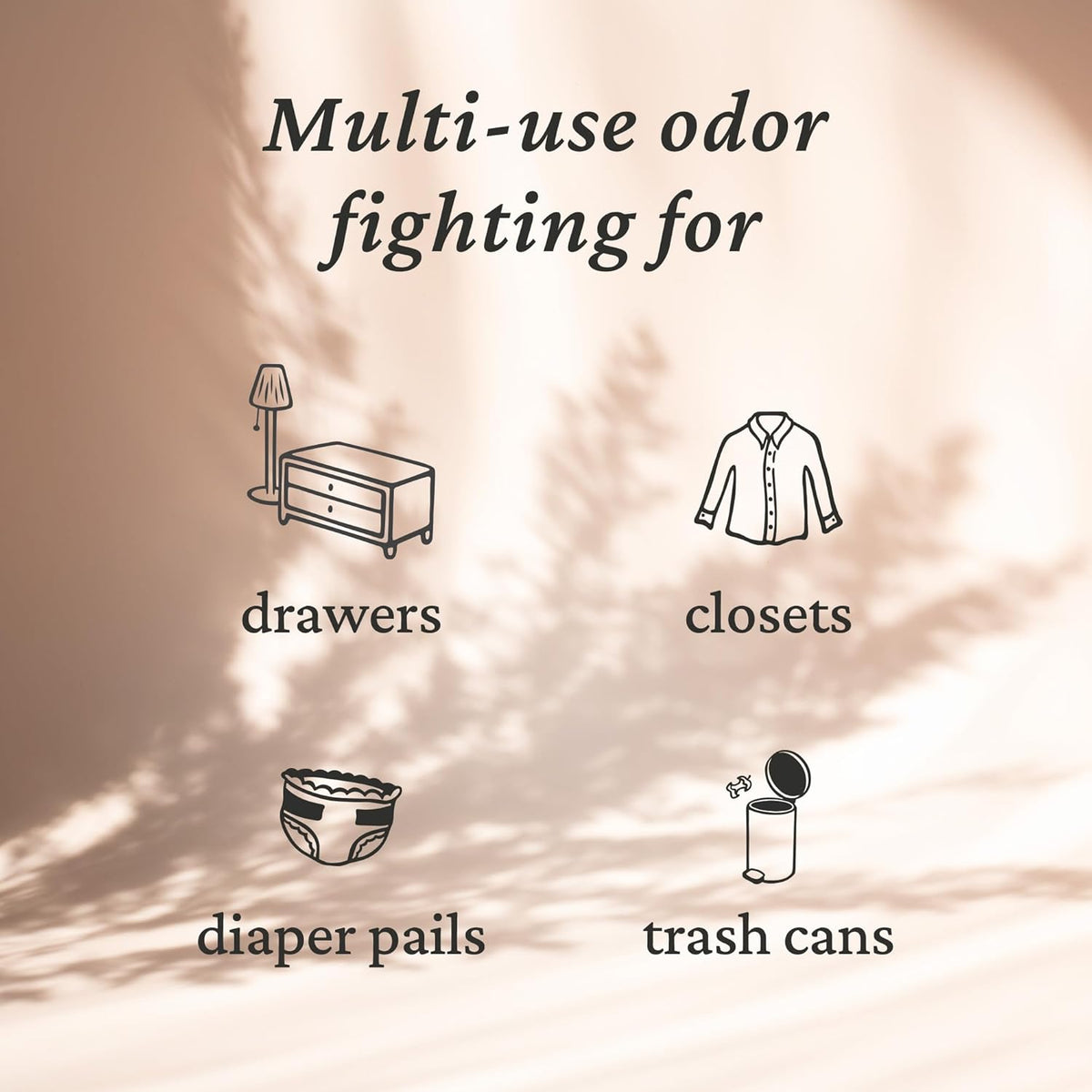 Fresh Wave Lavender Odor Eliminating & Deodorizing Packs | Bag of 6 & Fresh Pod Case | Safer Odor