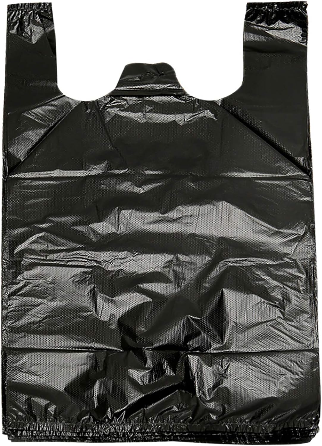 YYaaloa 100 pcs Black Trash Bags with Handles - 14x22 Super Thick 1.8mil Plastic Rubbish Bags for