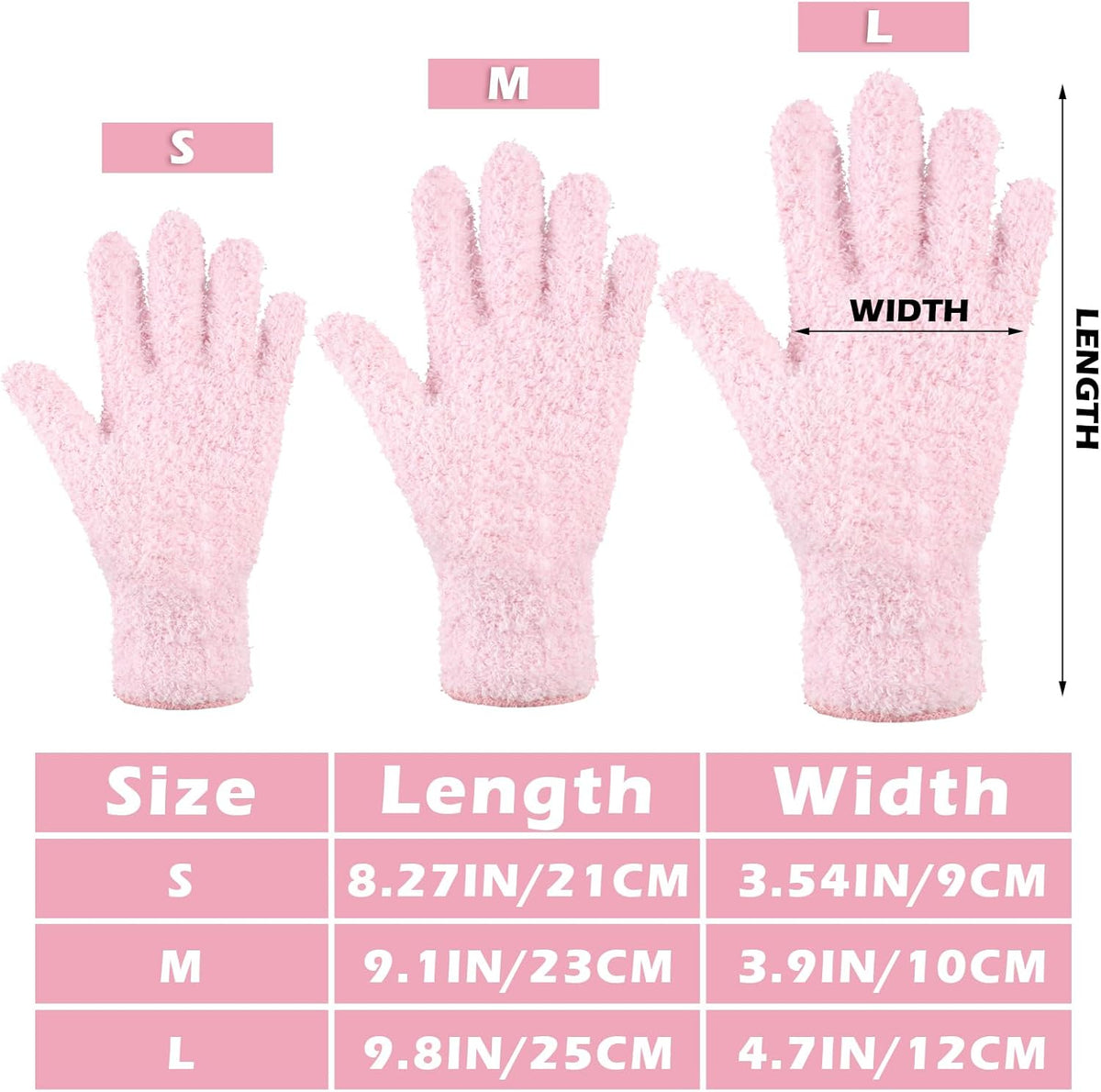 Patelai 3 Pairs Microfiber Plant Dusting Gloves Leaf Cleaning Gloves for Indoor Plants, Blinds