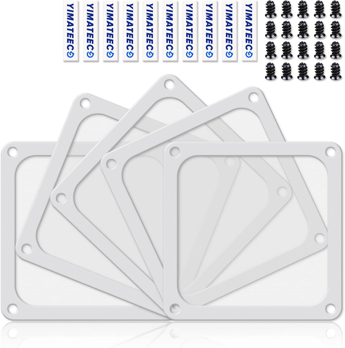 Dust Filter PC 140mm for Computer Cooler/PSU/Routers Nylon 80 Mesh, Magnetic Frame PC Fan Dust Mesh