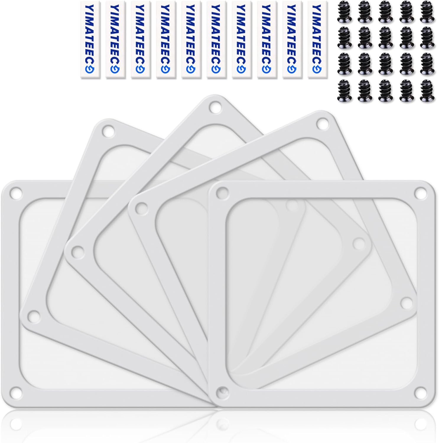 Dust Filter PC 140mm for Computer Cooler/PSU/Routers Nylon 80 Mesh, Magnetic Frame PC Fan Dust Mesh