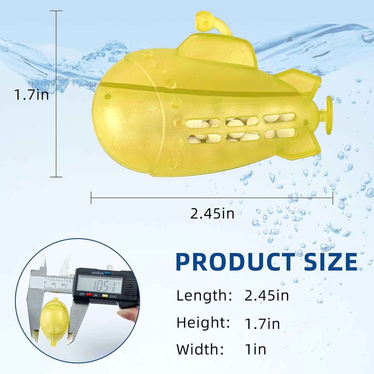 AMI PARTS Universal Humidifier Cleaner Fish for All Humidifiers and Fish Tank, Purifie Water