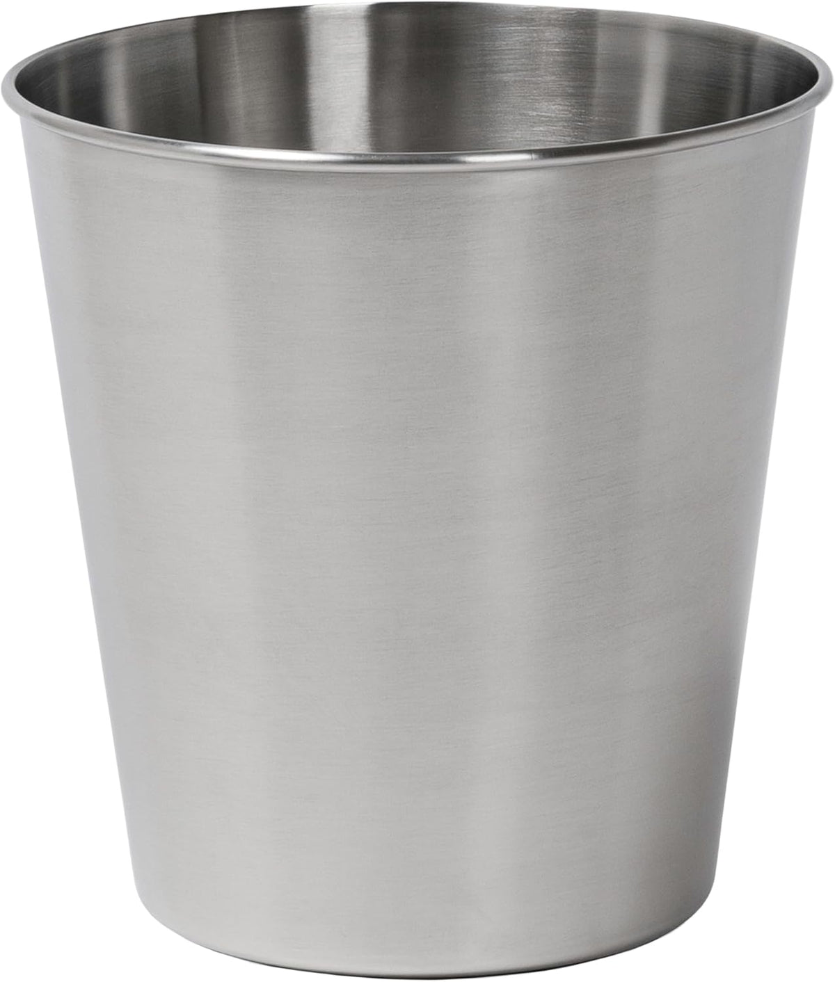 happimess HPM1113C Nolan Modern Classic Smooth Steel 2-Gallon Wastebasket for Home, Bathroom
