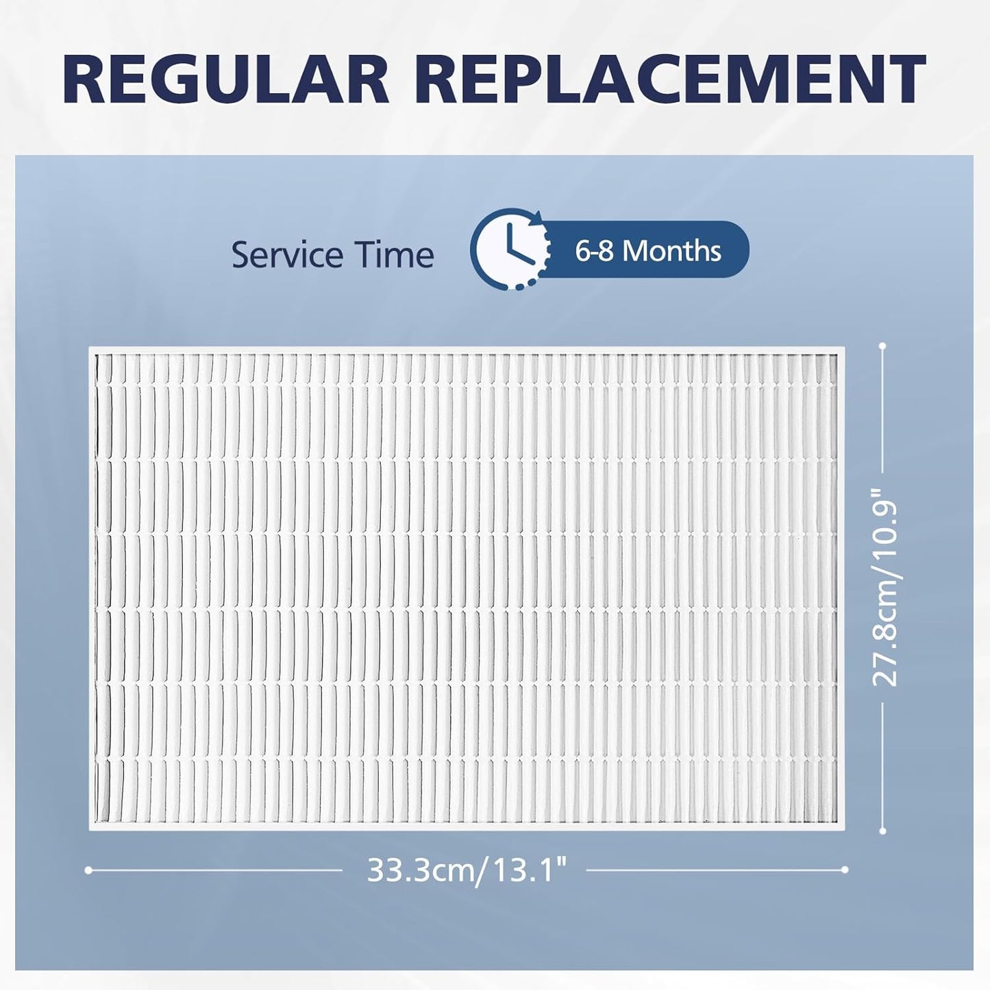 4 Pack C545 HEPA Replacement Filter S Compatible with Winix C545 Air Purifier, Replaces Part