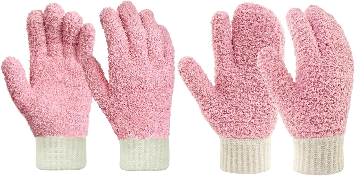 MIG4U Microfiber Dusting Gloves House Cleaning Glove for Blinds, Windows, Shutters, Furniture, and