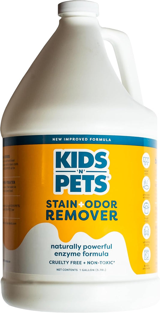 KIDS 'N' PETS Instant All-Purpose Stain & Odor Remover - Cleans Dog Pee, Cat Urine, Other Smells