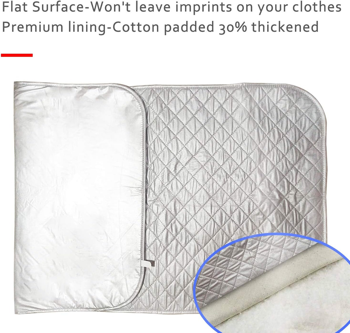 Ironing Mat,Thickened (32x55 inch) Ironing Blanket Ironing Pad, Double-Side Using Heat Resistant