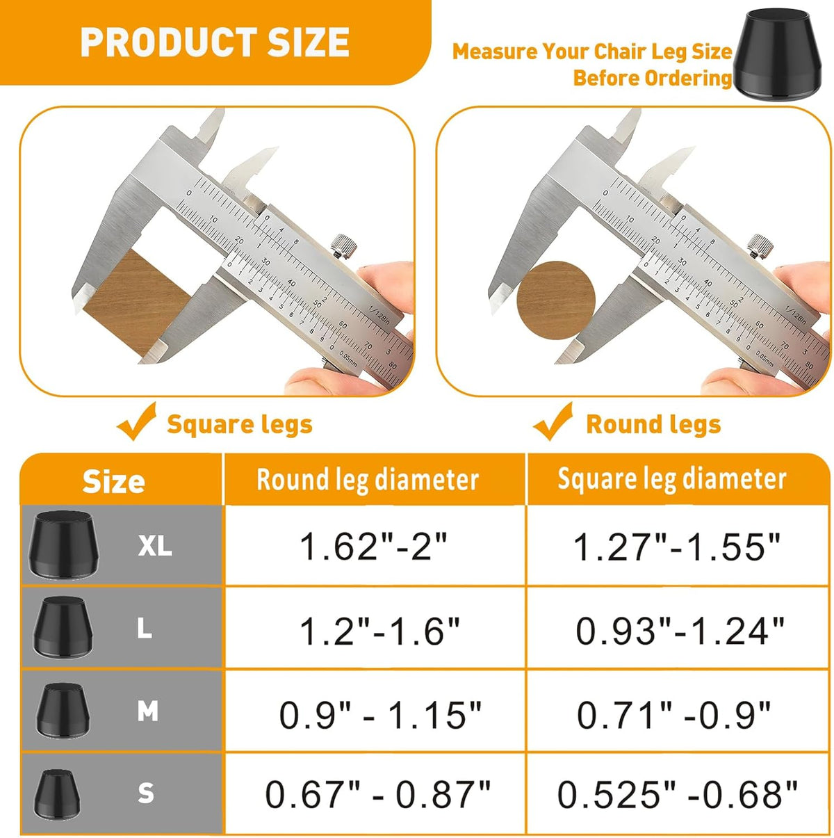 Furniture Sliders,24 PCS Chair Leg Sliders for Carpet, Furniture Movers Sliders, Carpet Chairs