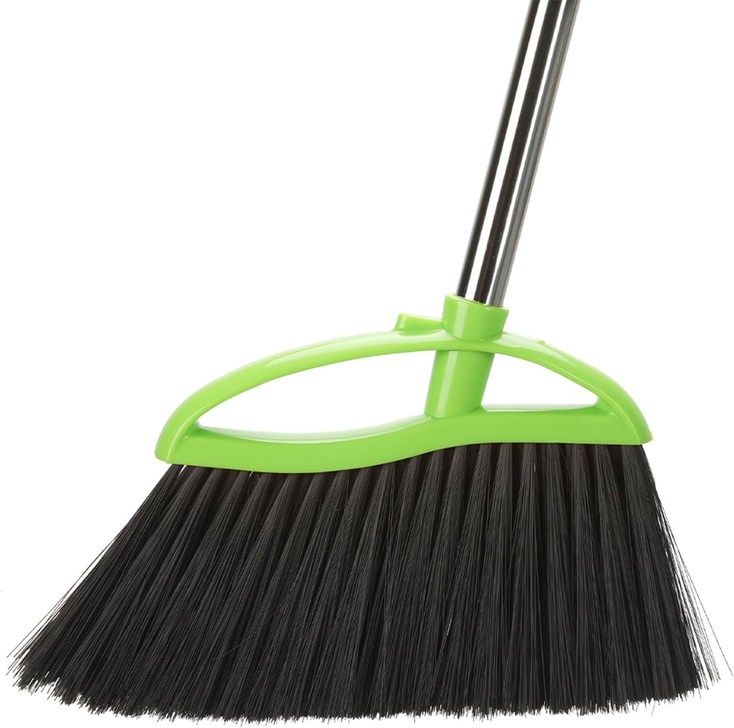 Soft Bristles Green Angle Broom Long Handle Indoor Broom for Hardwood Floor Sweeping Floor Cleaning