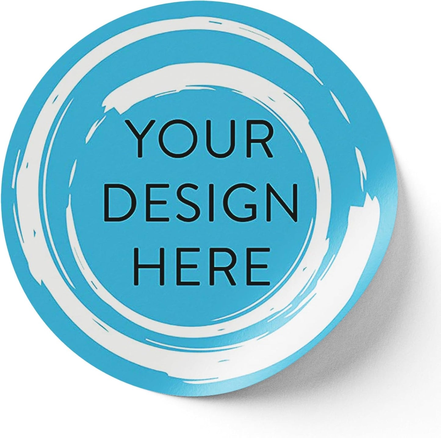 100 Custom Vinyl Stickers - Upload Your own Image, Text, Design, Logo - Personalized Logo Labels