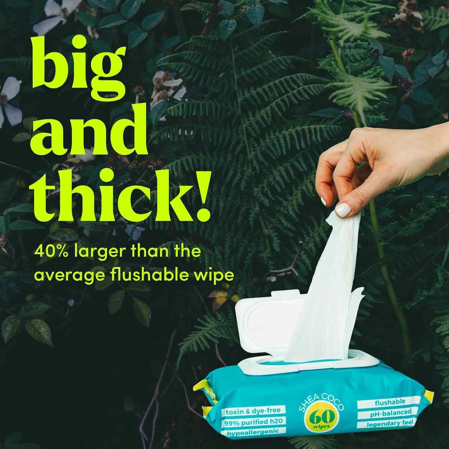 Goodwipes Flushable Wipes – Made with Vitamin E & Aloe – Soft, Individually Wrapped Butt & Feminine