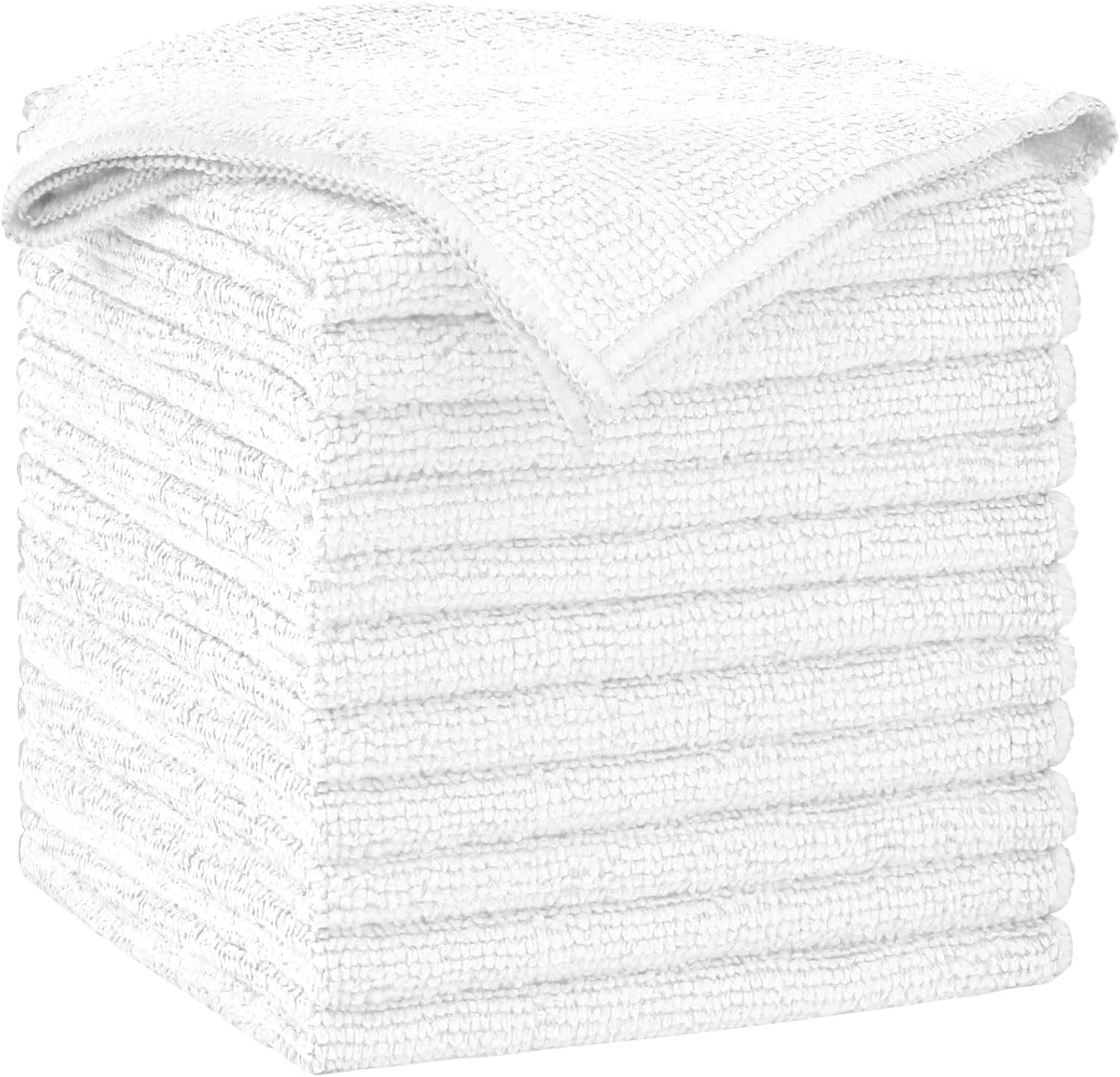 AIDEA Microfiber Cleaning Cloth-12PK, Soft Microfiber Towels for Cars, Absorbent Cleaning Rags