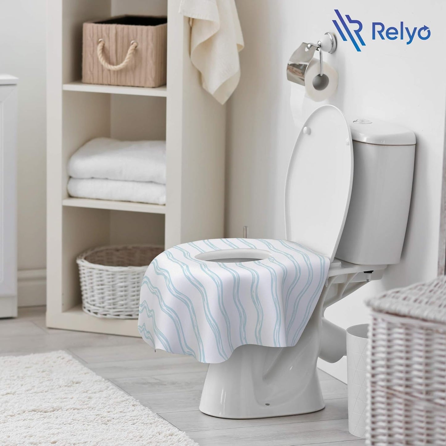 Toilet Seat Covers Disposable - 20 Pack - Waterproof, Ideal for Kids and Adults – Extra Large