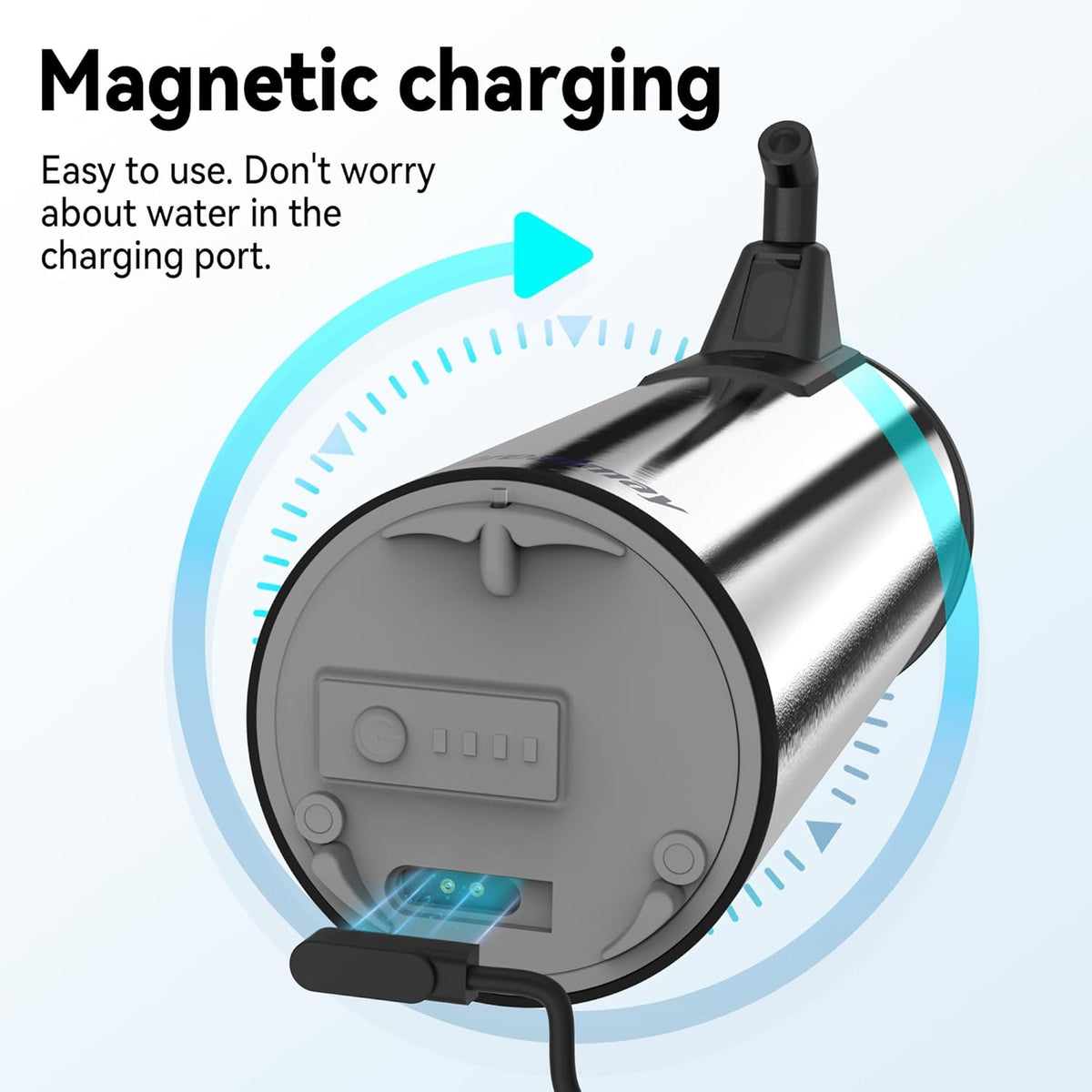 Automatic Soap Dispenser,Stainless Steel Material, Rechargeable Touchless Hand Sanitizer Pump,4