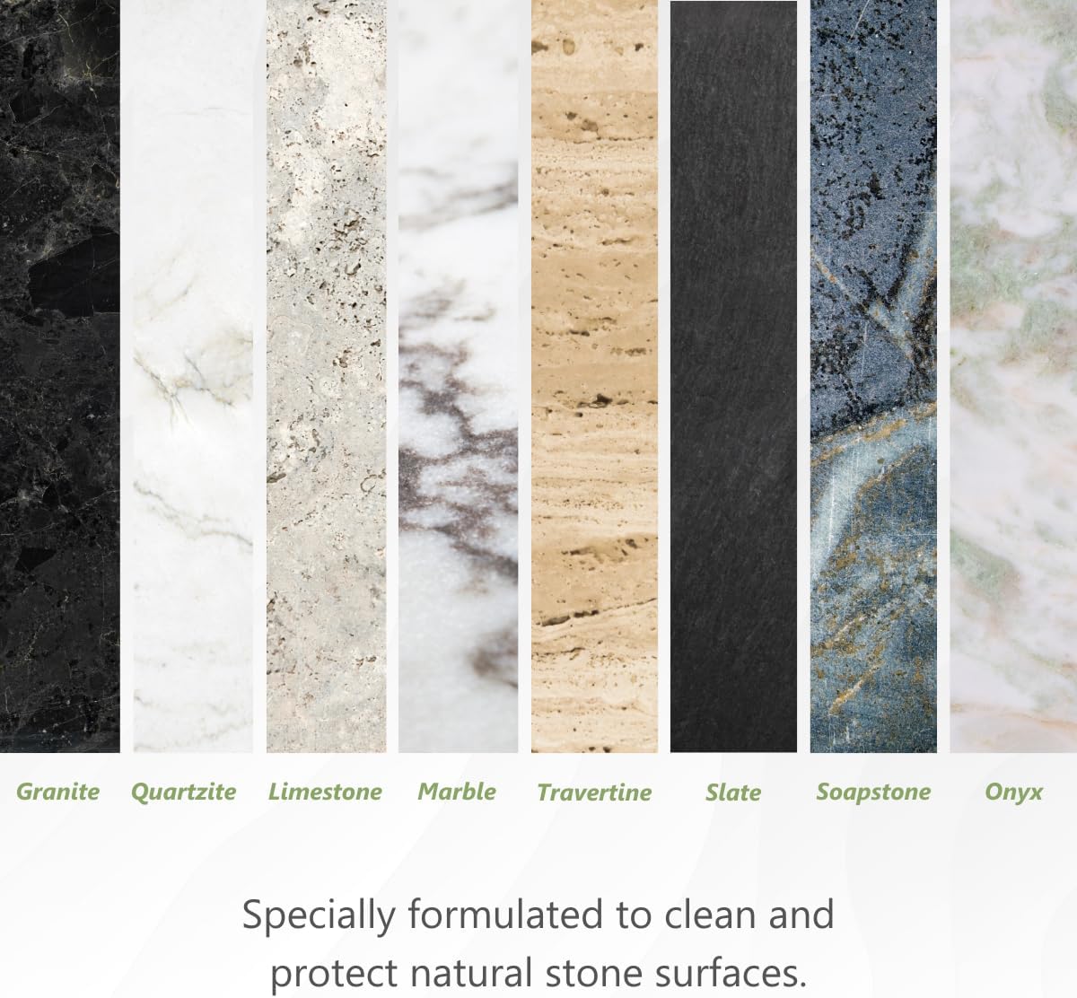 MORE Stone & Quartz Cleaner + Protector - Water-Based Surface Spray - Granite, Quartz & Marble