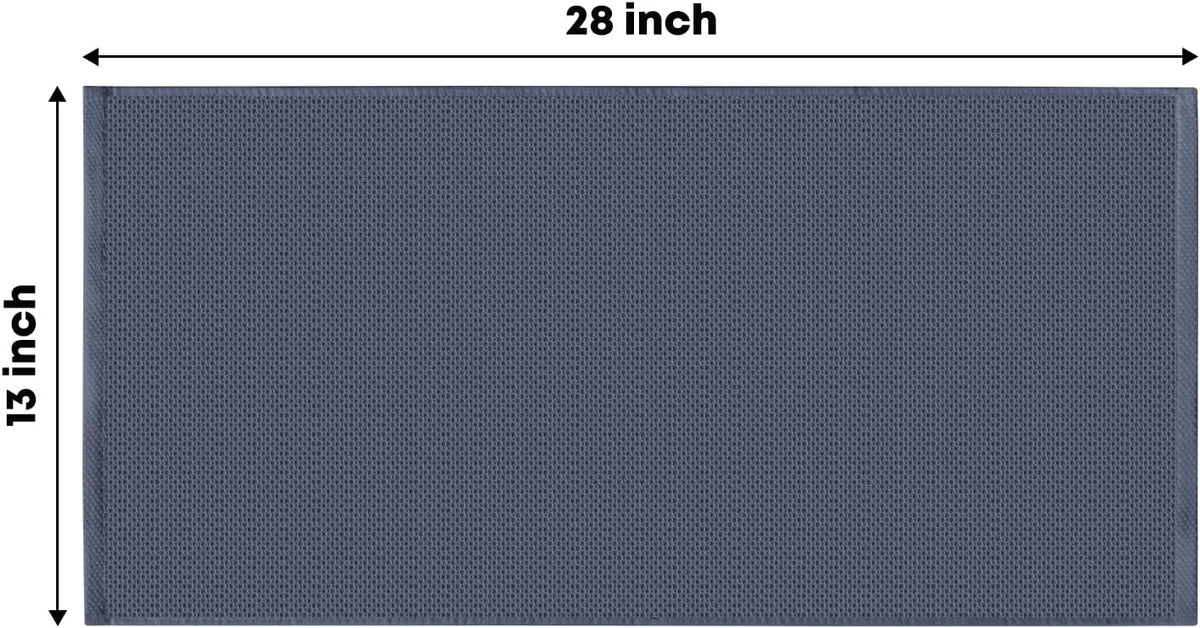 Artoid Mode 100% Cotton Dark Grey Waffle Weave Kitchen Dish Cloths, 13x28 Inch Ultra Soft Absorbent