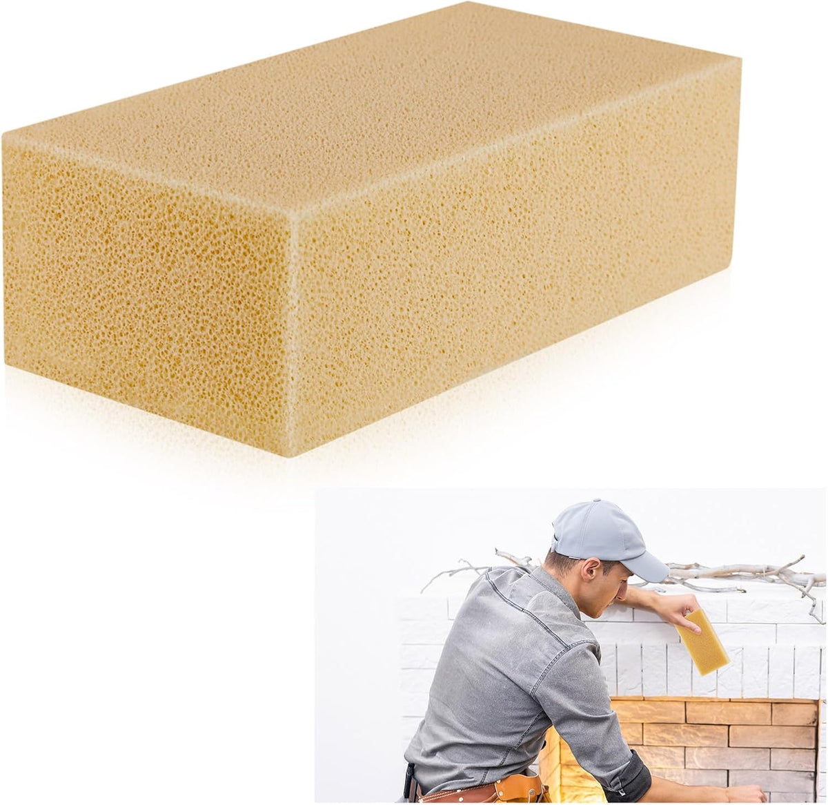 Tessco for you 1 Pcs Reusable Soot Eraser Sponge for Dry Cleaning - Effective Soot Remover for Pet