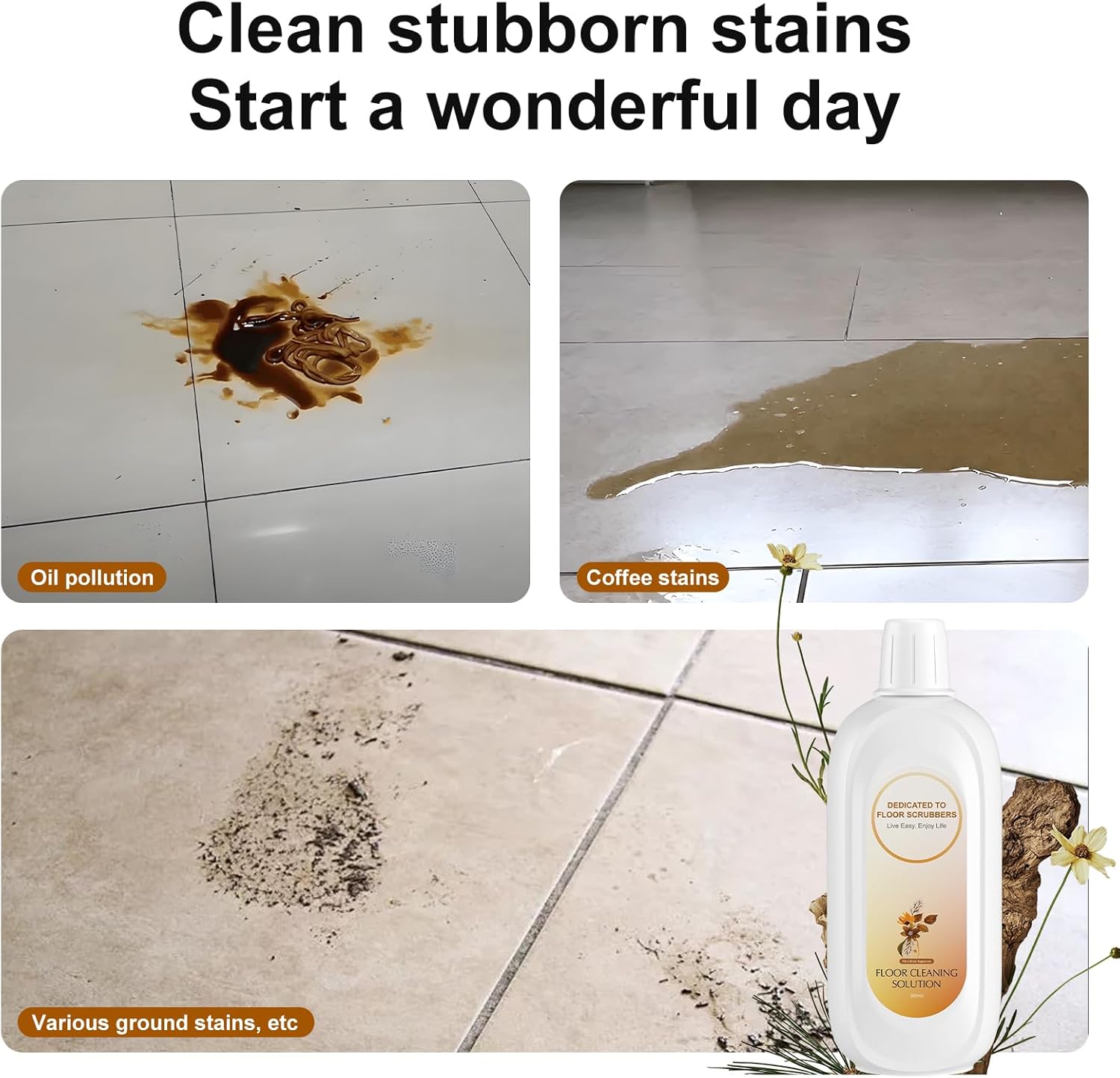 Floor Cleaning Solution Compatible With Tineco , Deep Cleans for Multiple Hard Floors, Suitable