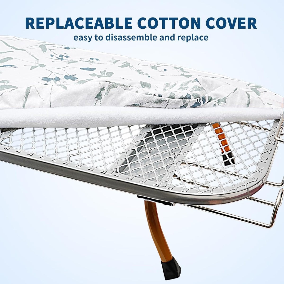 Tabletop Ironing Board Folding with Iron Holder and Iron Rest, Portable Space Saving Small Metal