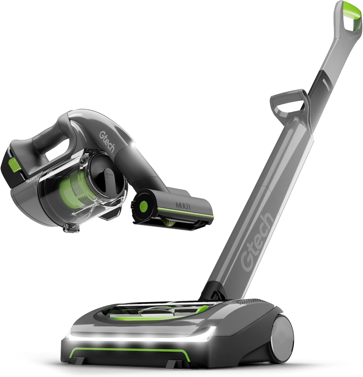 Gtech AirRam MK2 and Multi MK2 Cordless Vacuum Cleaner Bundle - Includes The AirRam 2 Upright and