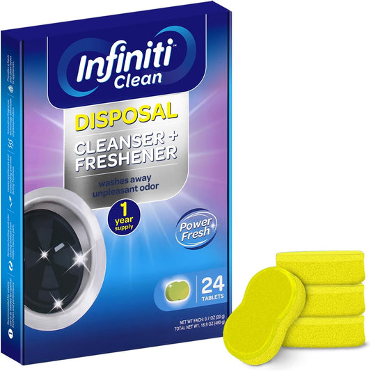 Garbage Disposal Cleaner and Deodorizer Tablets - Kitchen Sink Cleaner and Deodorizer, Septic Safe