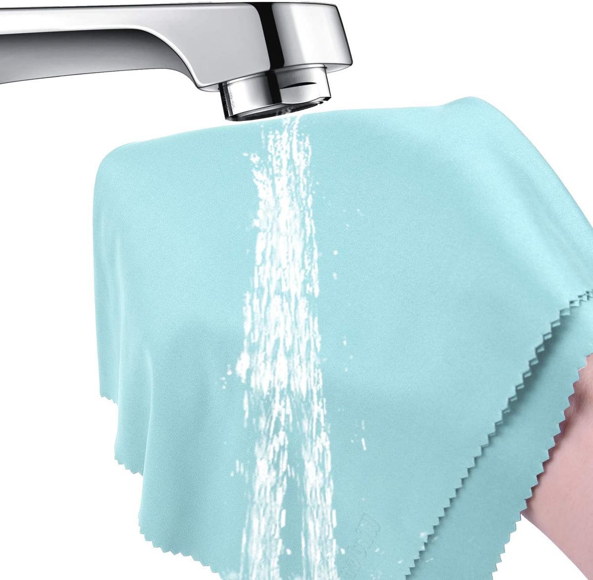 Wisdompro Extra Large 4-Pack Microfiber Cleaning Cloth For Laptop, LCD TV, Computer Screen