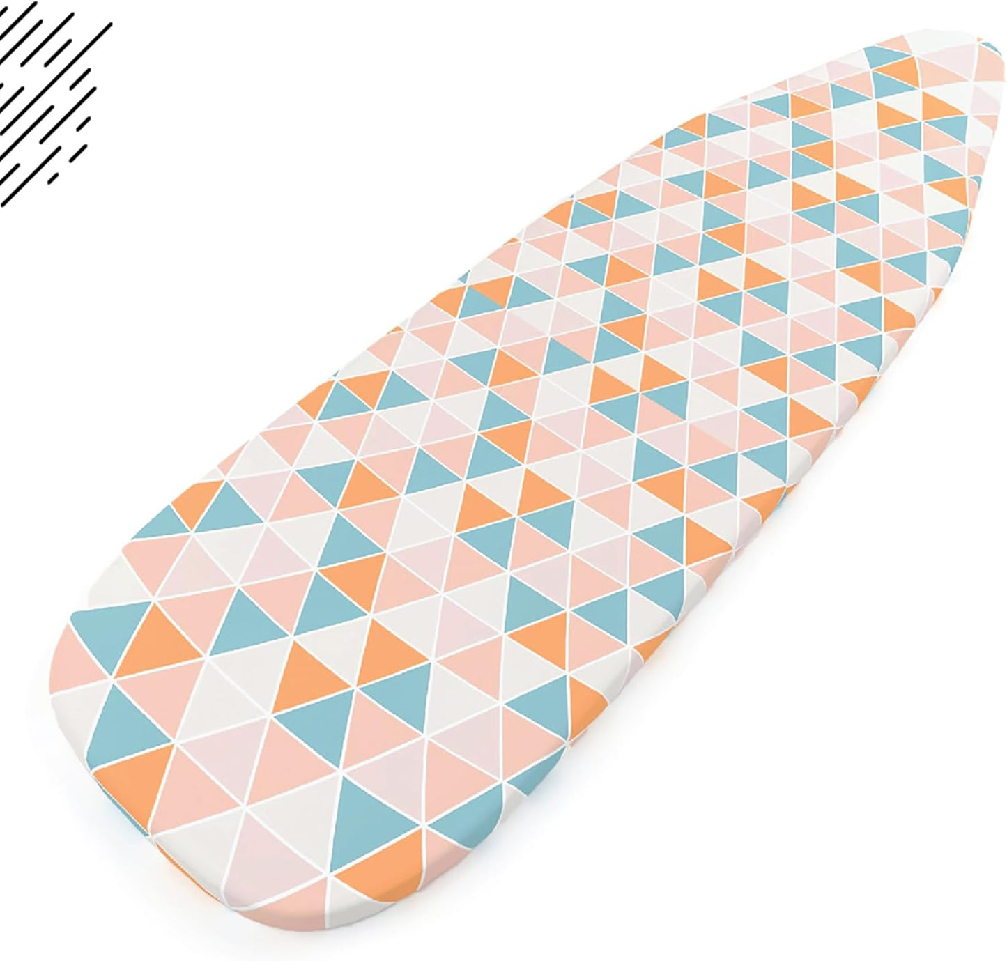 Encasa XO Ironing Board Cover and Pad - Thick 4mm Felt, Heat & Scorch-Resistant, Fits Wide Boards