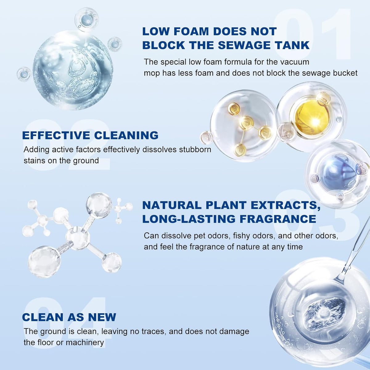 5 Bottles Compatible with Tineco Cleaning Solution Pet 500ml Per Bottle Orange Scents Floor Cleaner