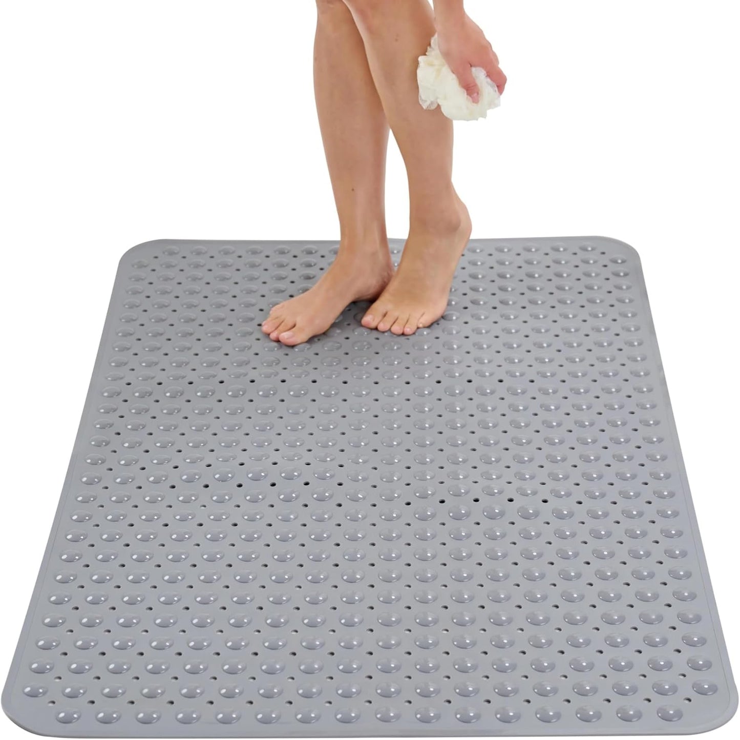 ENKOSI Extra Large Shower Mat Non Slip - 47 x 32 inch - XL Bathroom Shower Mat - Large Shower Matts