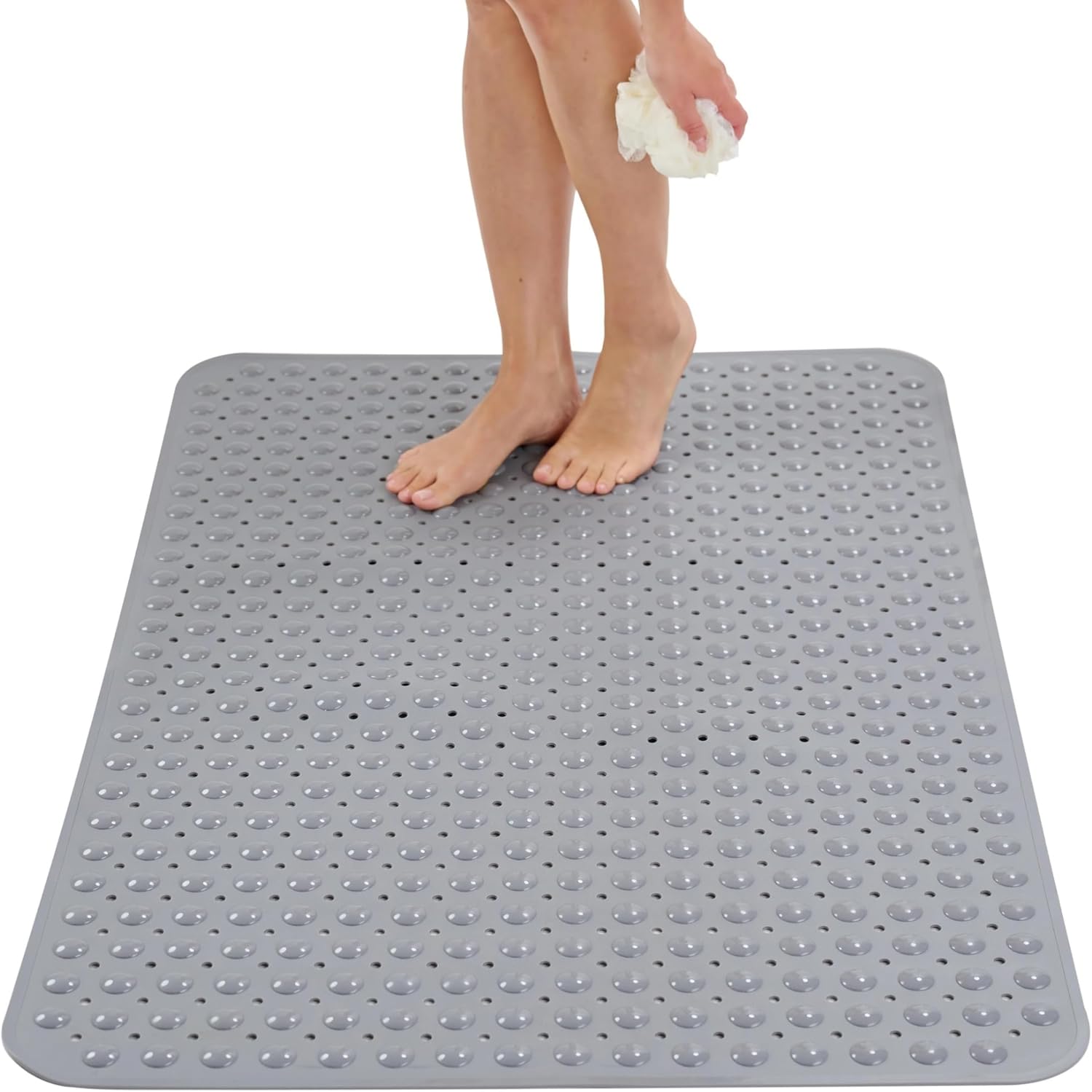 ENKOSI Extra Large Shower Mat Non Slip - 47 x 32 inch - XL Bathroom Shower Mat - Large Shower Matts