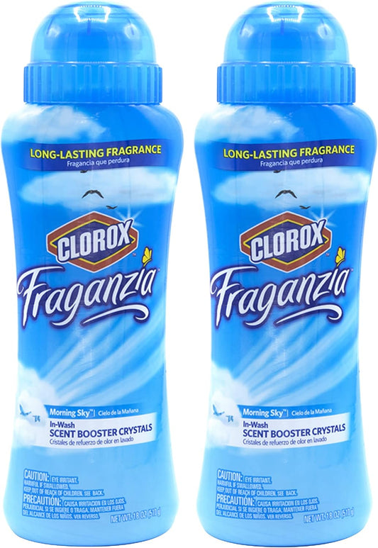 Clorox Fraganzia Laundry Scent Booster Crystals in Morning Sky Scent - Scented In-Wash Freshener