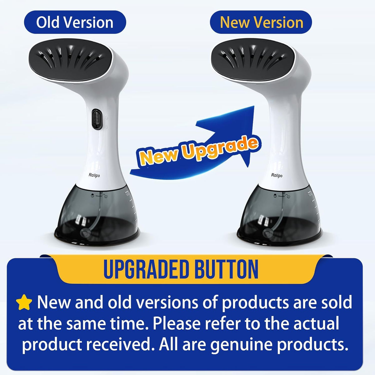 Steamer for Clothes 1350W, Clothes Steamer for Home, Office, Travel, Upgraded 400ML Large Capacity