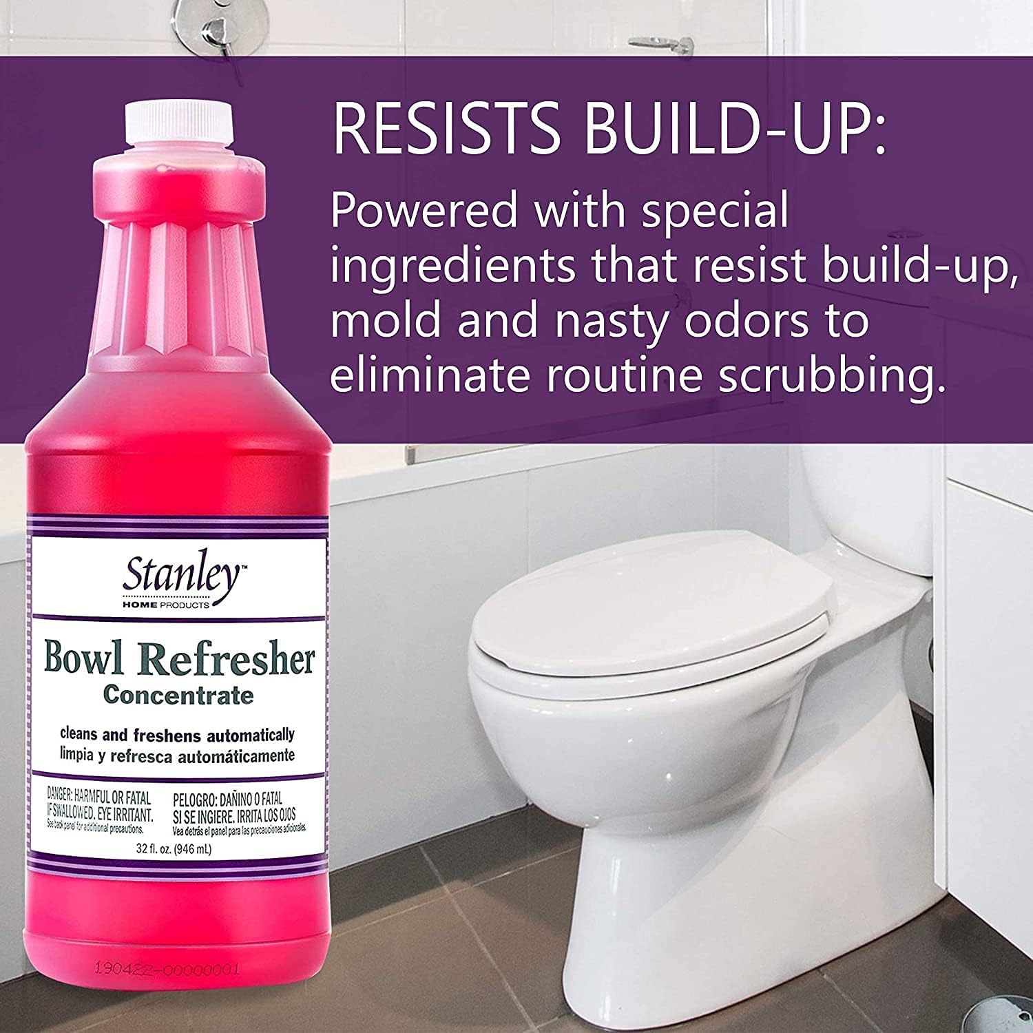 STANLEY HOME PRODUCTS Bowl Refresher Concentrate – Cleans and Freshens Toilets Automatically – 32