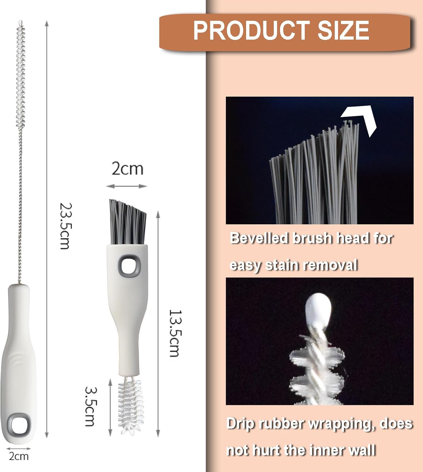 Cup Lid Cleaning Brush Set Multifunctional Bottle Cleaning Tools Portable Gap Cleaner Kit for Baby