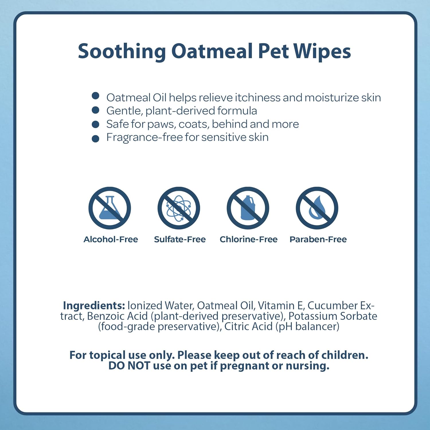 Best Pet Supplies Pet Grooming Wipes for Dogs & Cats,Deodorizer for Coats & Dry, Itchy, or