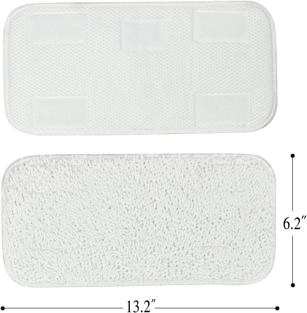 Sienna Luna Replacement Pads Microfiber Mop Pads Fit for Steamer Head SSM-3006 Series Hard Floor