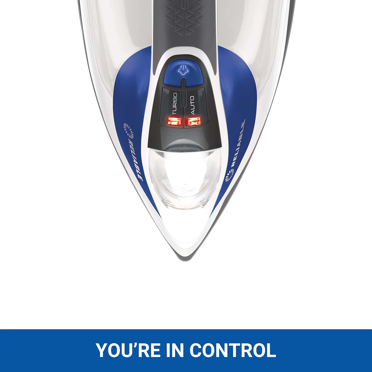 Reliable Velocity 240IR 1800W Steam Iron - Compact Vapor Generator Home Iron for Clothes, Sewing