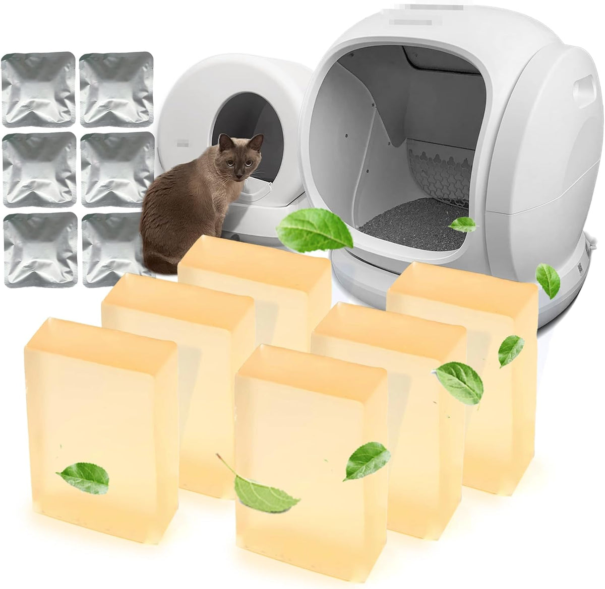 Odor Remover Compatible with MeoWant Self-Cleaning Cat Litter Box, Cat Toilet Odor Control