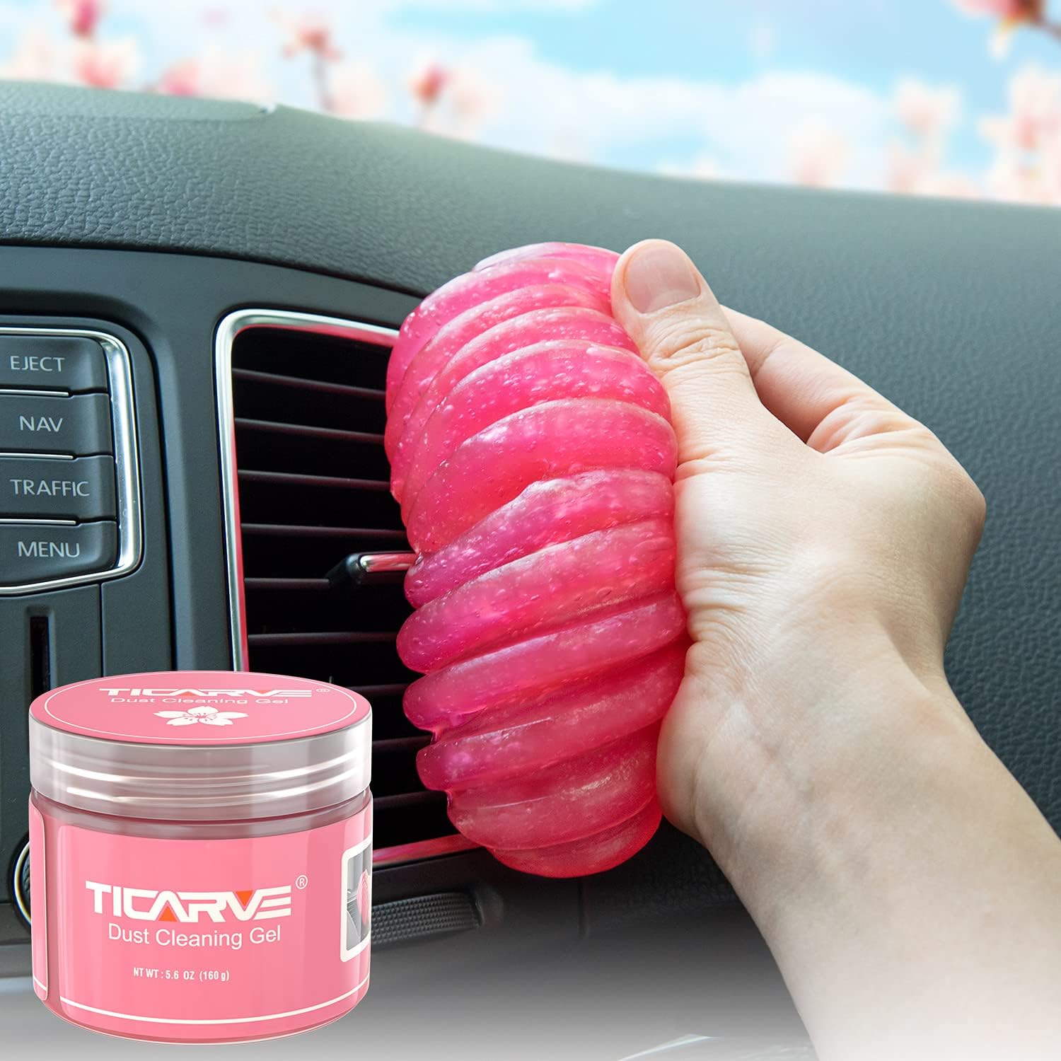 TICARVE Car Cleaning Gel Detailing Putty Car Putty Auto Detailing Tools Car Interior Cleaner