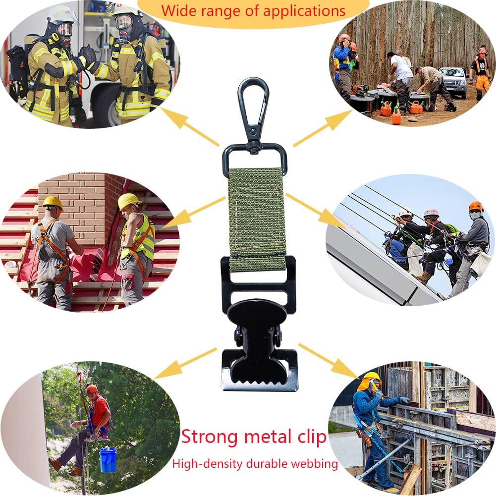 Glove Holder Clip Grabber for Work, Rescue Firefighter Turnout Gear With Alligator Clip, Utility