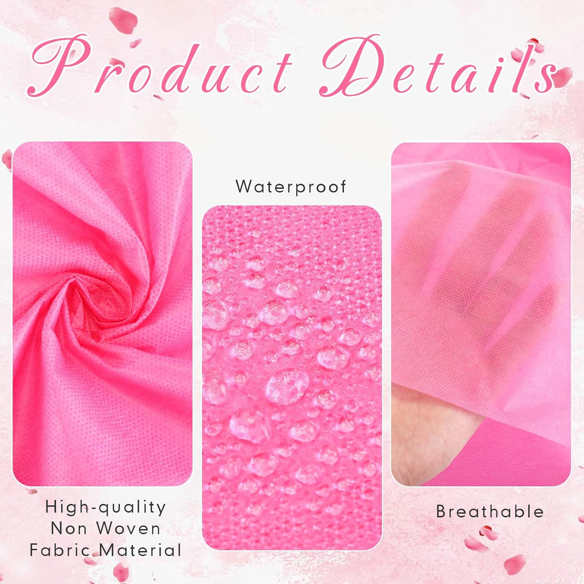 300 Pcs 31" x 71" Massage Table Sheets Waterproof Disposable Bed Sheets Soft Non Woven Fabric