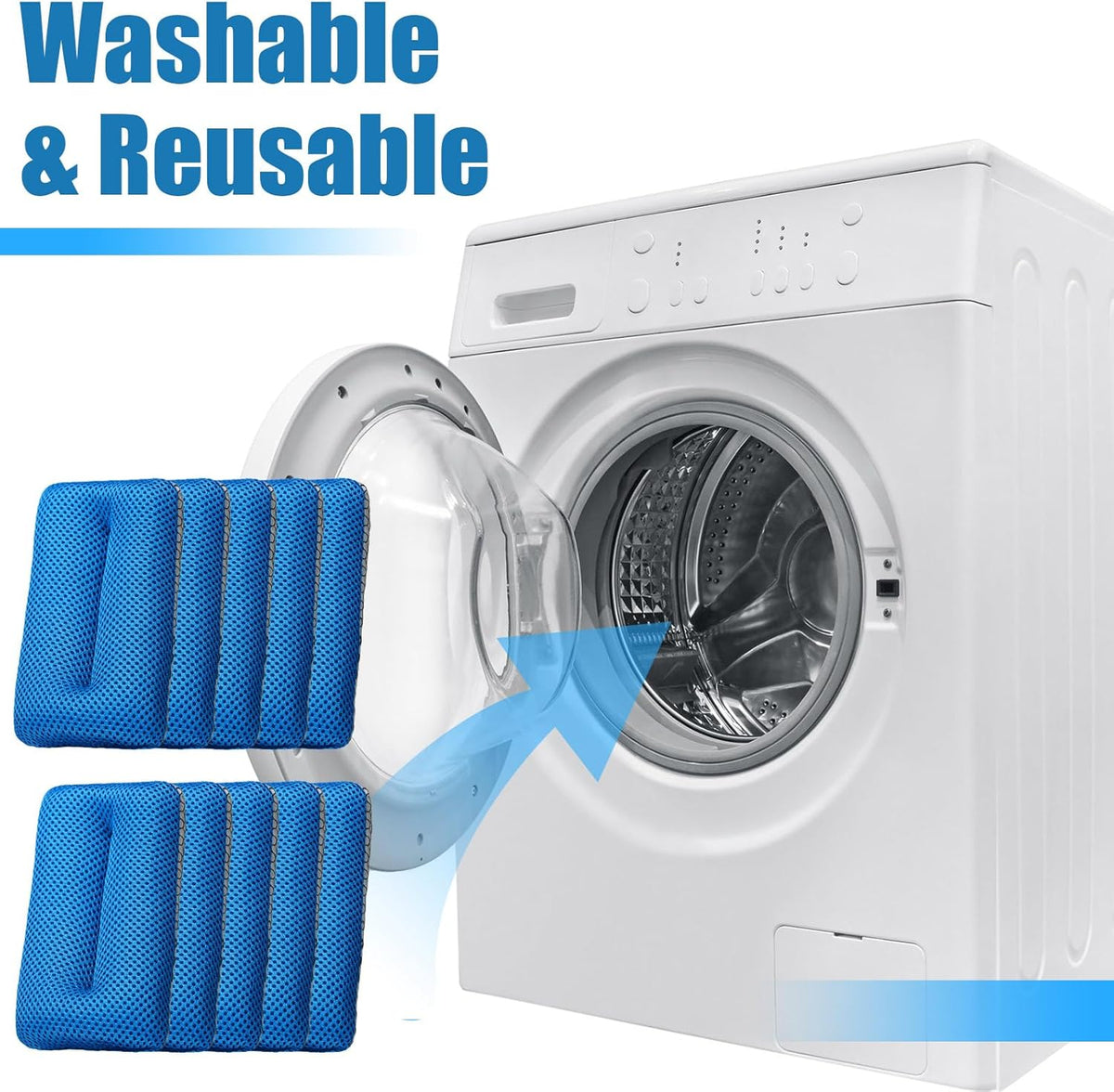 Two Sided Bug and Tar Sponge Microfiber Bug Scrubber Car Sponge for Washing Soft Mesh, Scratch Free