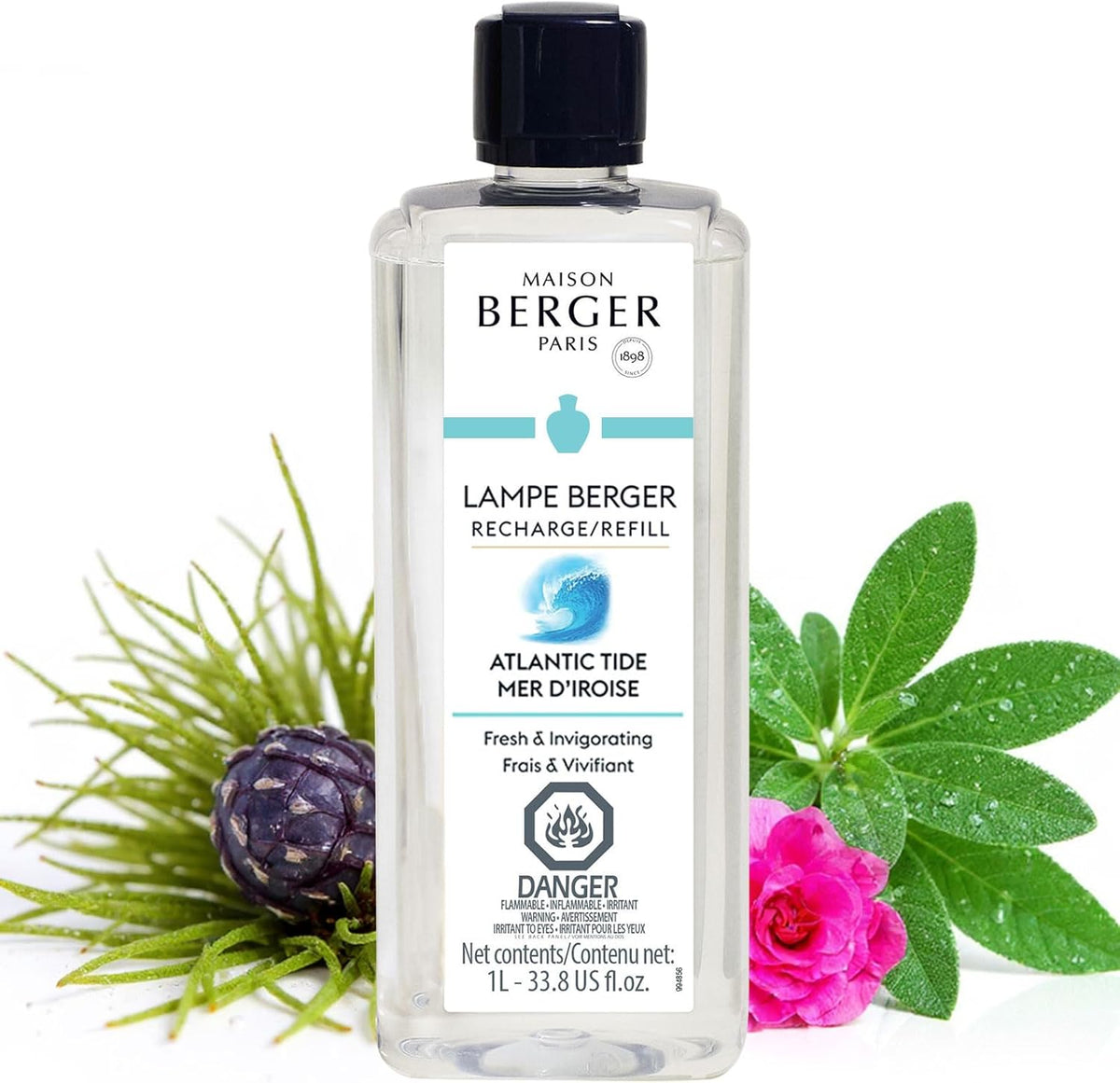 MAISON BERGER - Atlantic Tide - Lampe Berger Fragrance Refill for Home Fragrance Oil Diffuser - Air