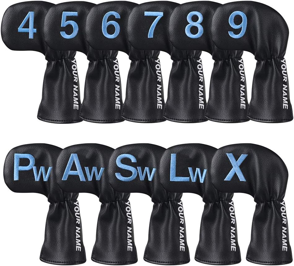 CRAFTSMAN GOLF 11pcs /Set USA US Flag Clover Leather Left Right Black White Green Dark Blue Iron