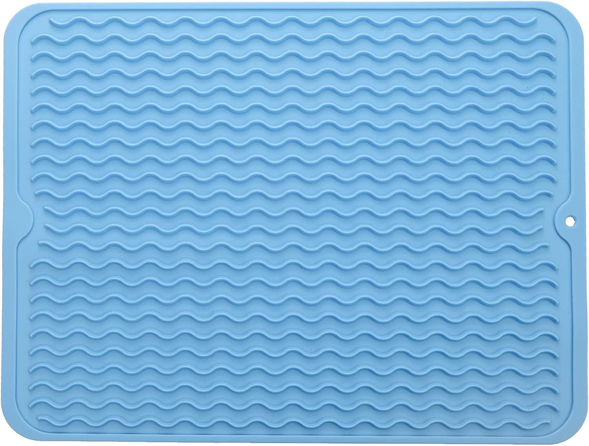 Silicone Dish Drying Mat for Multiple Usage,Easy clean,Eco-friendly,Heat-resistant Silicone Mat for