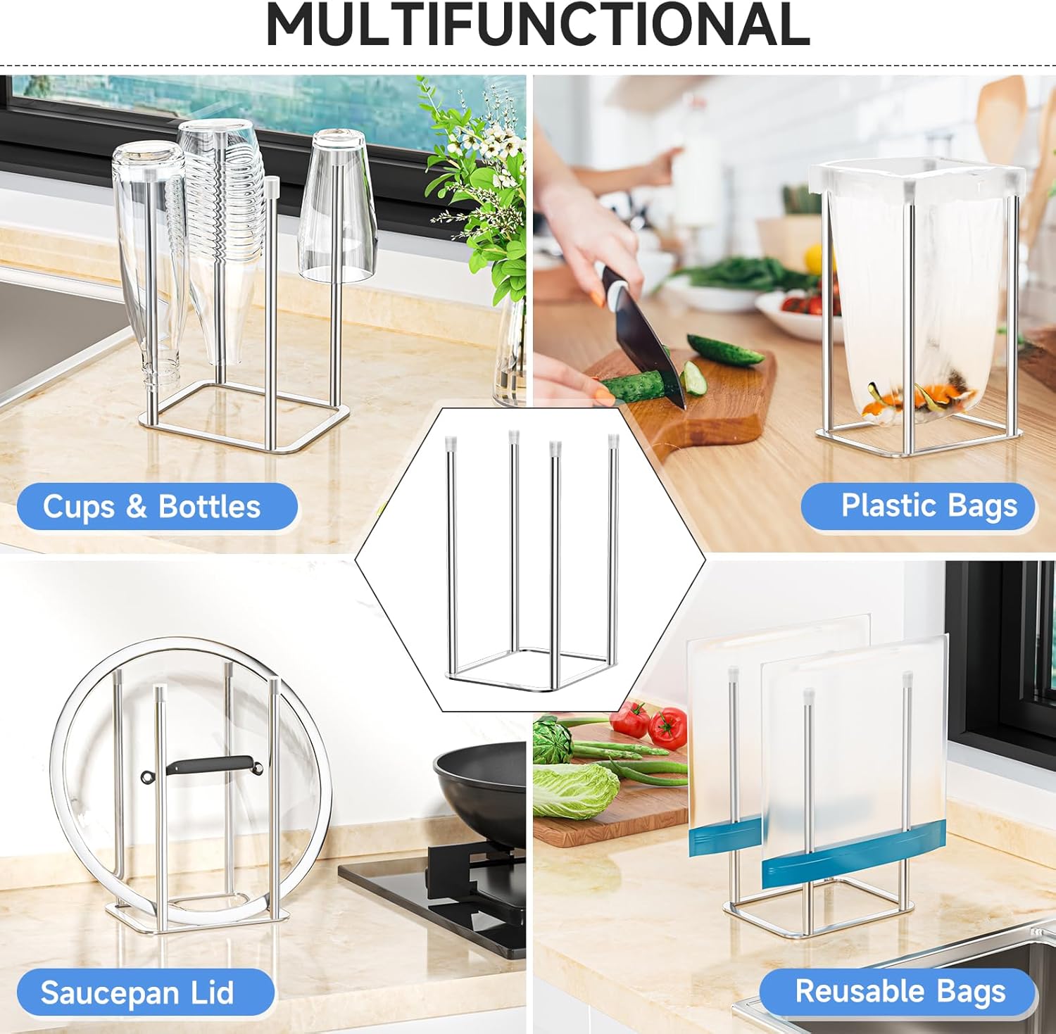 Water Bottle Drying Rack, Stainless Steel Bottle Dryer Rack, Baby Bottles Rack Dryer, Cup Drying