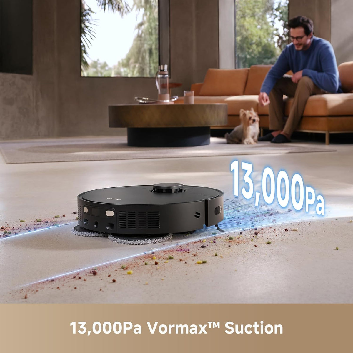 DREAME L40s Ultra CE Robot Vacuum and Mop Combo with Self-Emptying Dock, 13,000Pa Suction, Mop