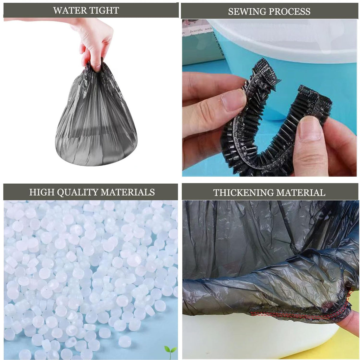 Potty Chair Liners with Elastic, Portable Potty Training Bags, Potty Refill Liners Disposable for